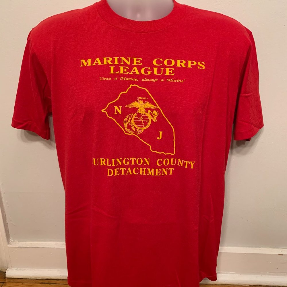 Vintage NJ Marines T shirt - Made in USA